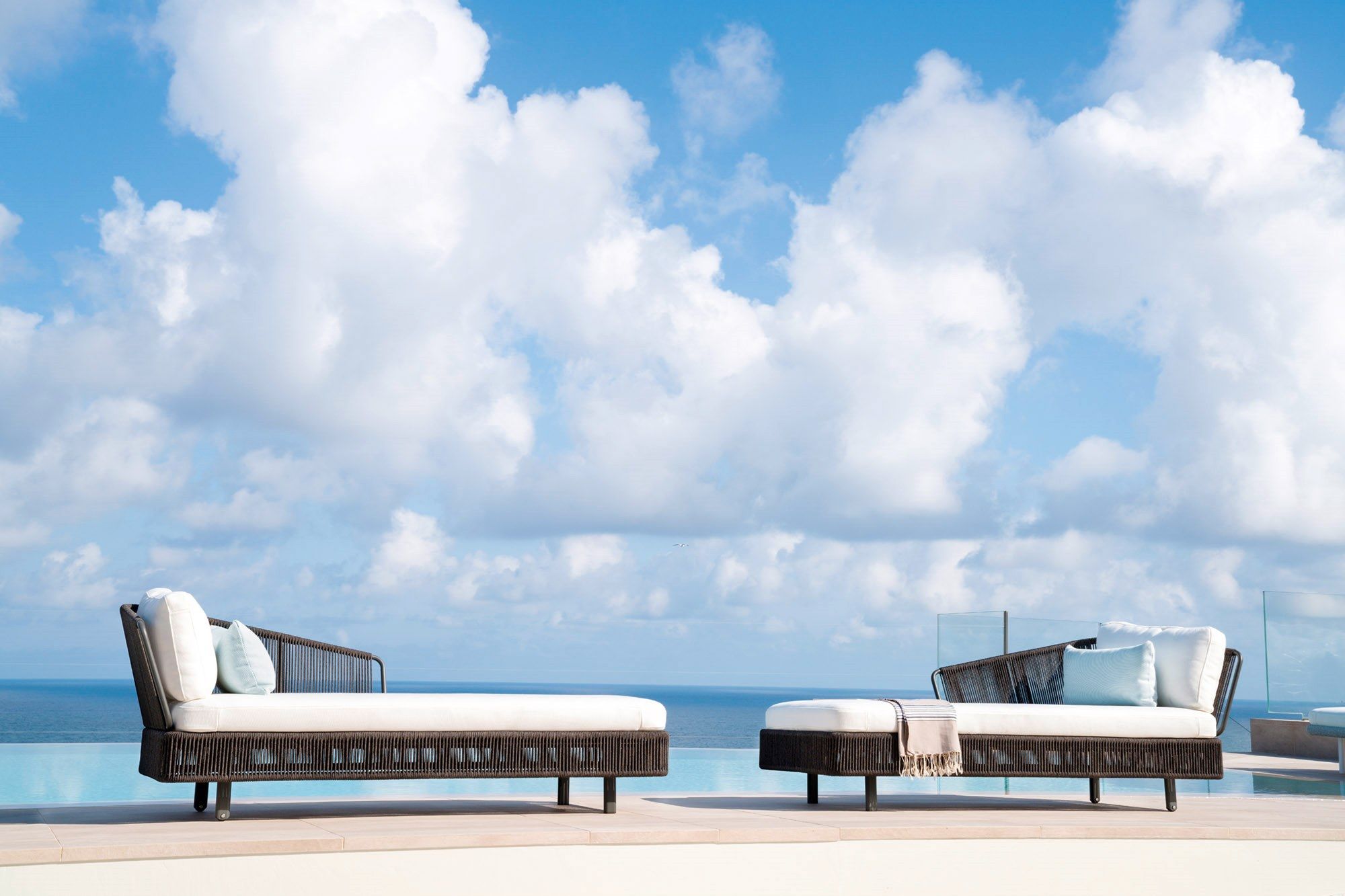 С порошковым покрытием алюминиевый сад Dormeuse Varaschin Tibidabo ARCH-00045428 - Вид №10