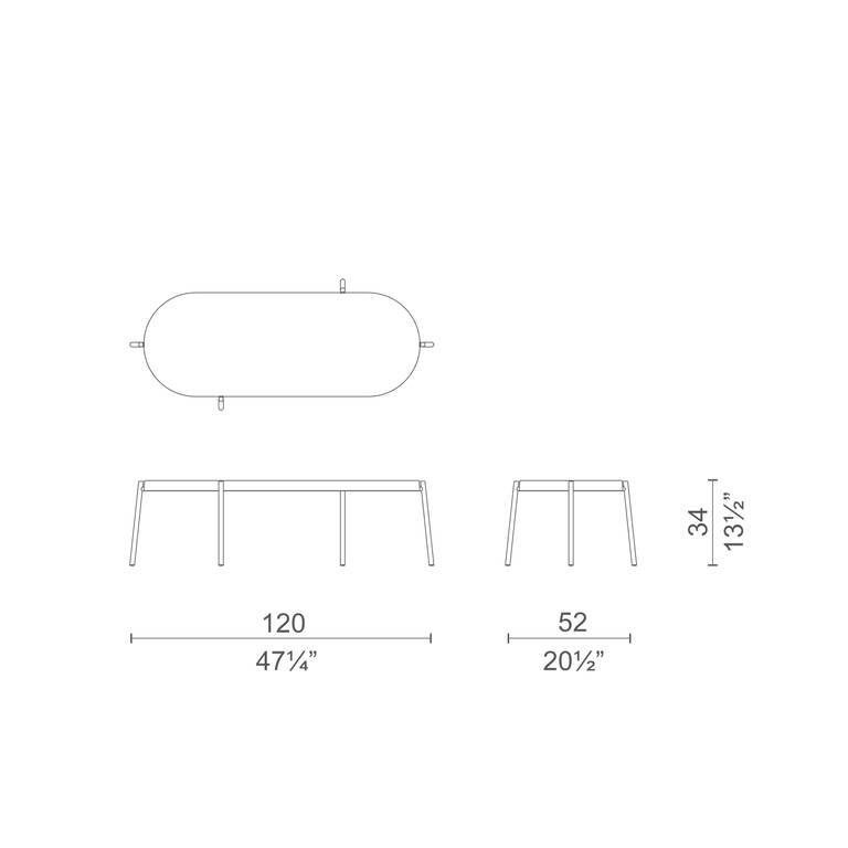 Деревянный журнальный столик CAPPELLINI PINCH ARCH-00107241 - Вид №1