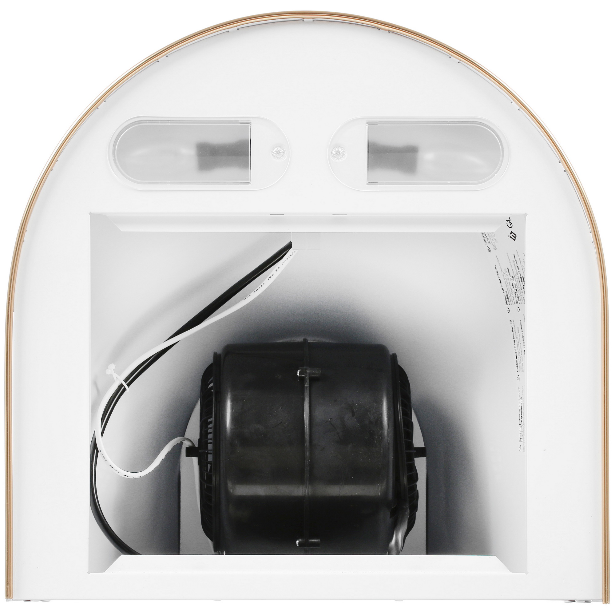 1182173 Вытяжка каминная Gefest ВО 1503 К62 белый/золотистый STDN-0040707 - Вид №6