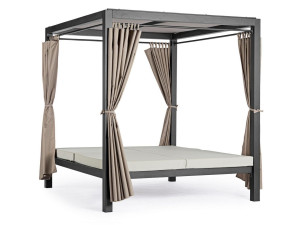 Алюминиевая кровать с балдахином