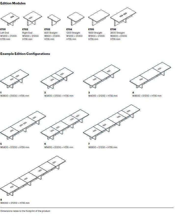 Isomi Стол для переговоров из легкого бетона с системой прокладки кабелей sun-id-1455213 - Вид №5