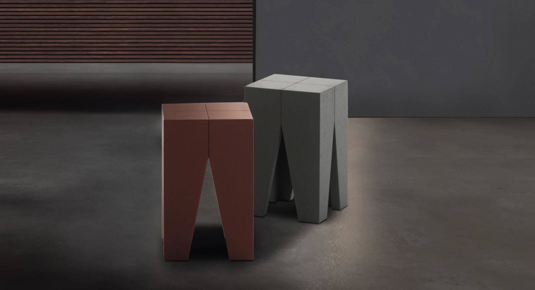 Деревянный низкий стул Devina Nais GRIND LOW ARCH-00047307 - Вид №1