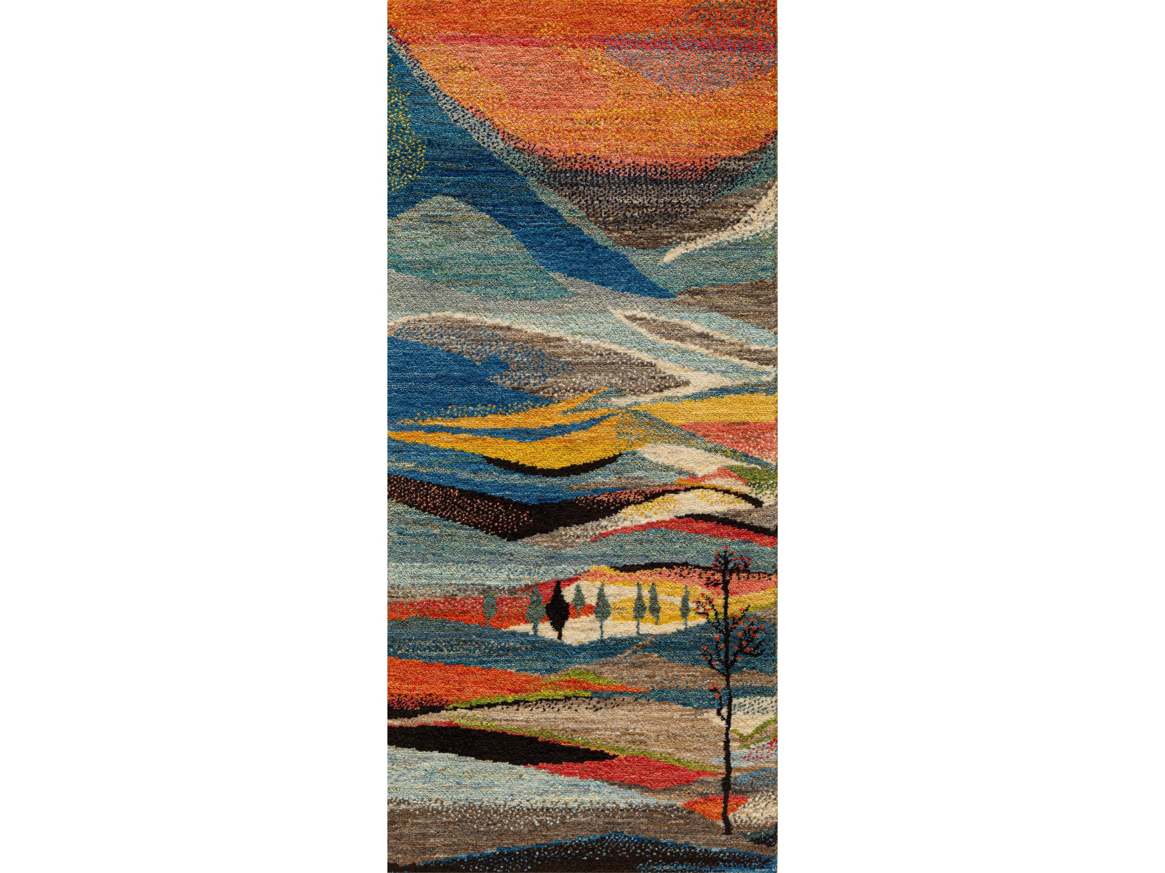 Прямоугольный шерстяной ковер Zollanvari Gabbehs Landscapes ARCH-00115527 - Вид №1