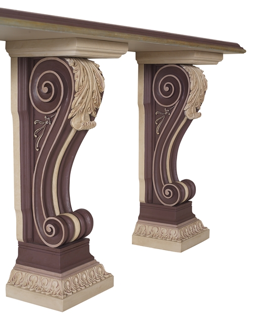 T1030 Tifernoit Консоль на трех резных ножках Ingresso  - Вид №3