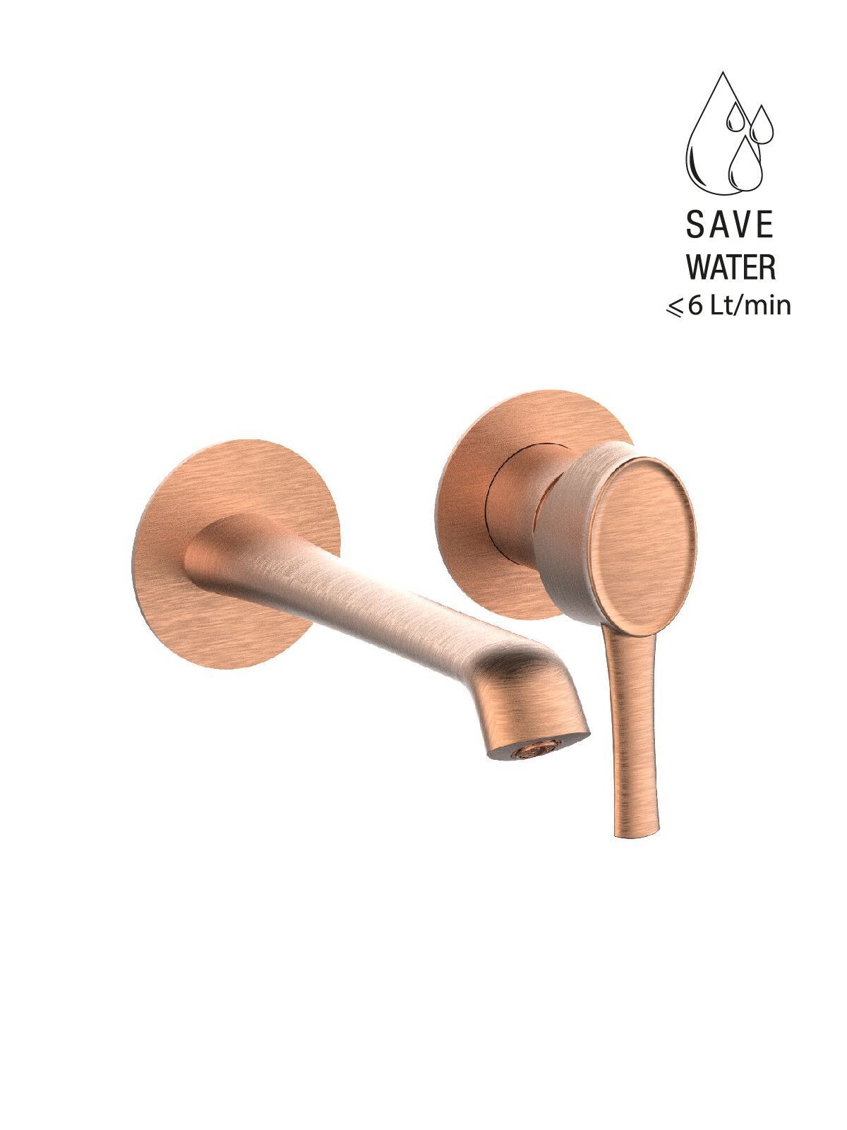 Однорычажный настенный смеситель для раковины без слива Rubinetterie Frattini Delizia ARCH-00051706 - Вид №2