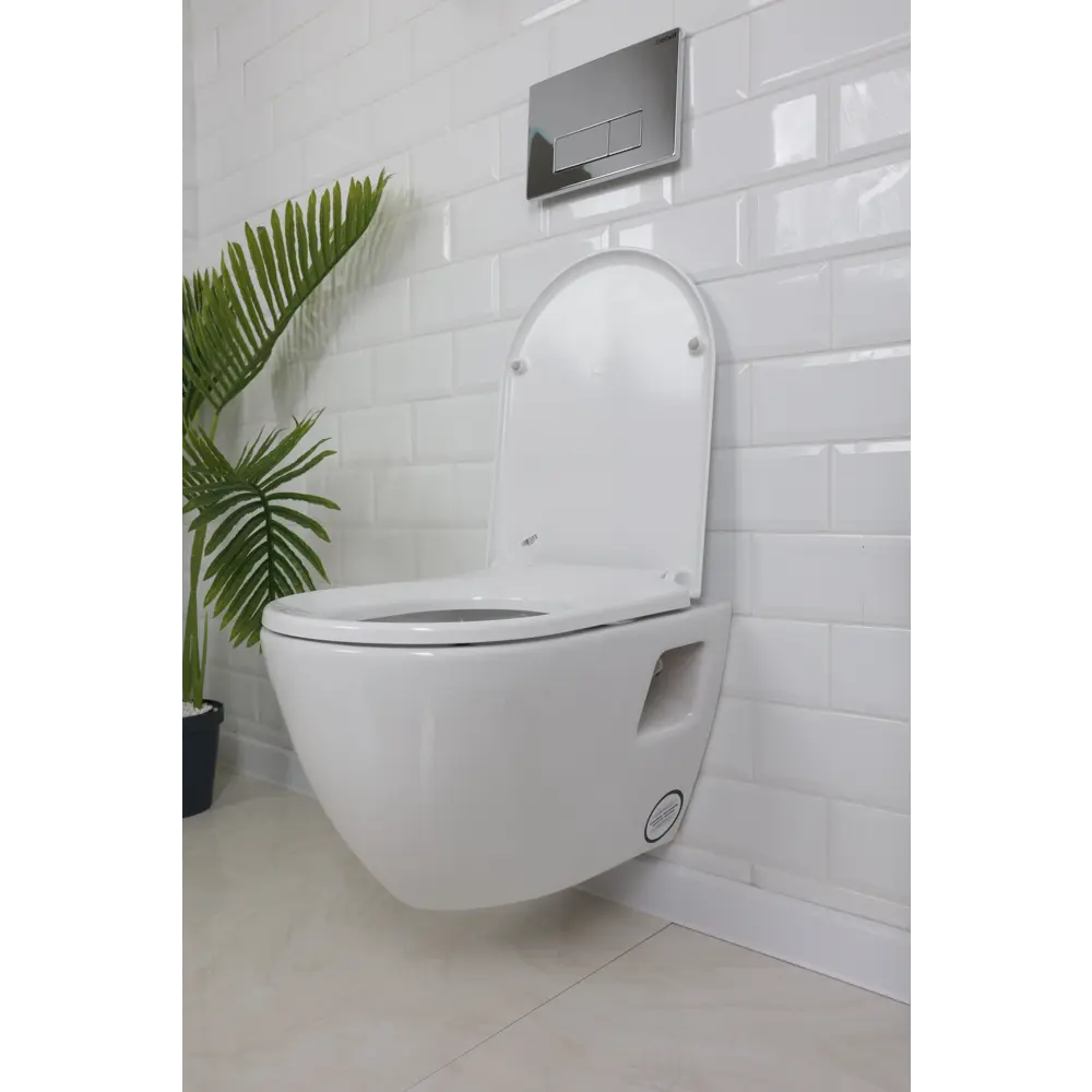 Комплект инсталляция с унитазом Creavit Terra TP325-11CB00E-0000, с микролифтом, клавиша цвет хром 89348662 STLM-2158332  - Вид №3