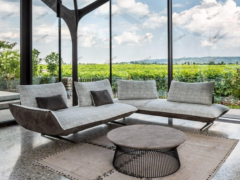 Gobbo Salotti Модульный диван на санках из ткани sun-id-1394014