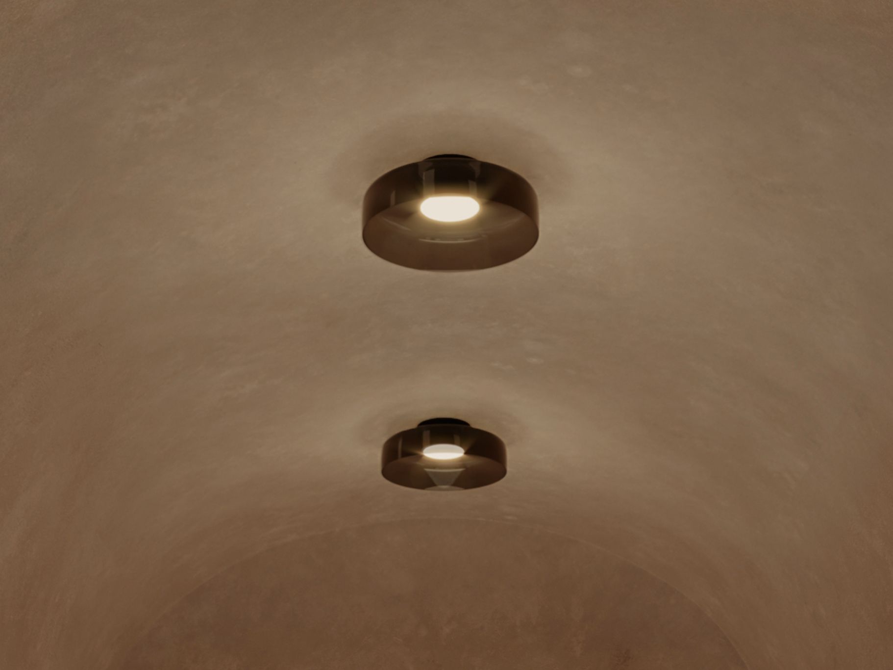 Стеклянный светодиодный потолочный светильник LedsC4 Levels ARCH-00093478