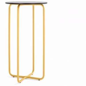 Adico Лакированный высокий стол из нержавеющей стали и дерева по контракту