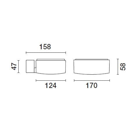 Литье под давлением алюминиевый светодиодный настенный светильник iGuzzini Оптический линейный вид ARCH-00010686 - Вид №1