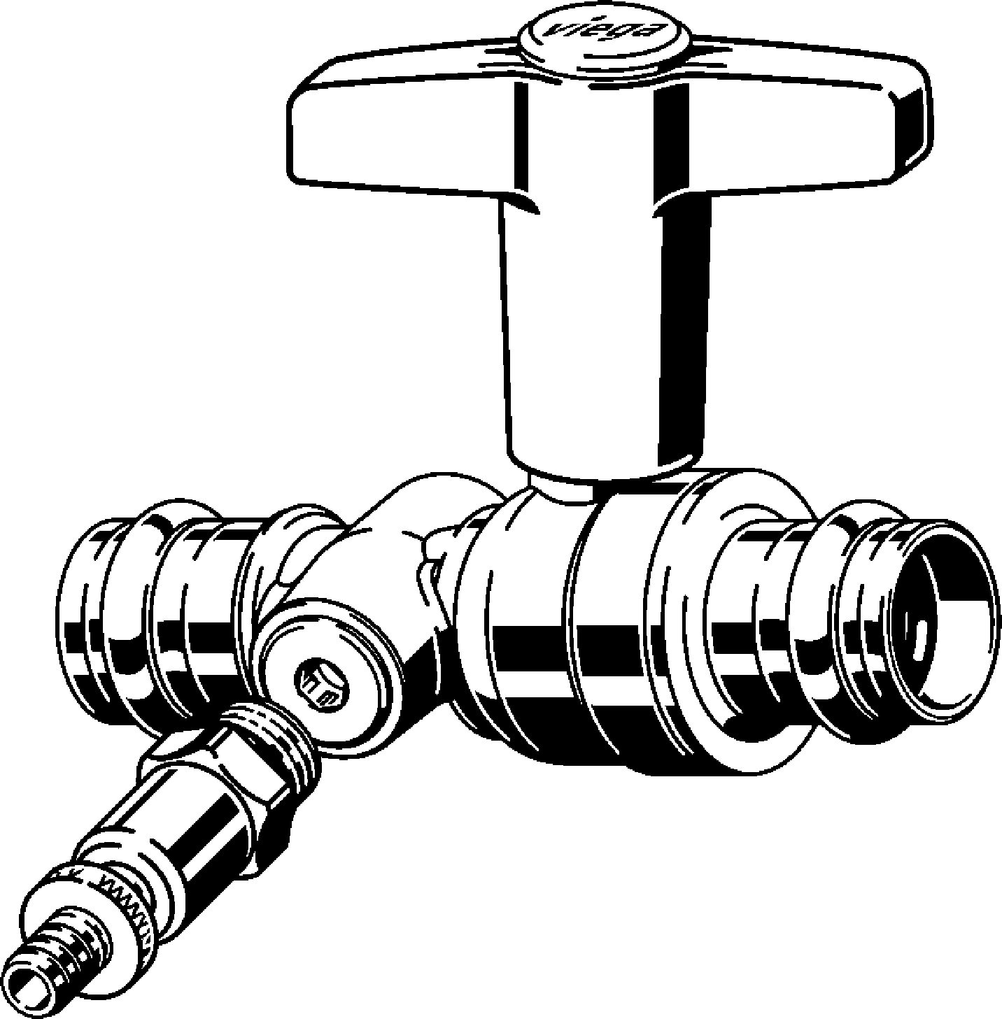 Viega Шаровой кран Easytop 2275.3 (746711) 746 711 - Вид №1