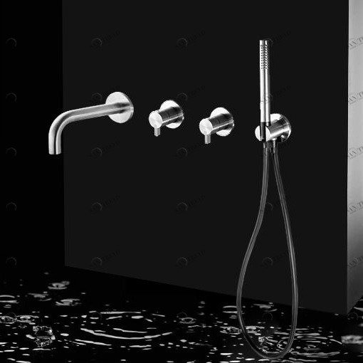 Смеситель настенный для ванны KITTXQV4M_IXS Geda Nextage Toox KITTXQV4MIXS