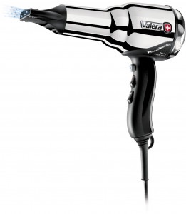 Valera Swiss Metal Master Light Ionic Модель 584.01 / I - 2000 Вт - Профессиональный сверхлегкий металлический фен с ионным генератором 55840001