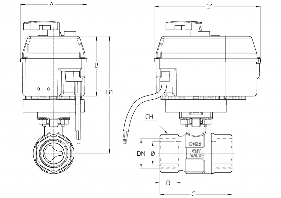 CIMBERIO CIM 690 114 Автоматический запорно-регулирующий клапан CIM 690  - Вид №1
