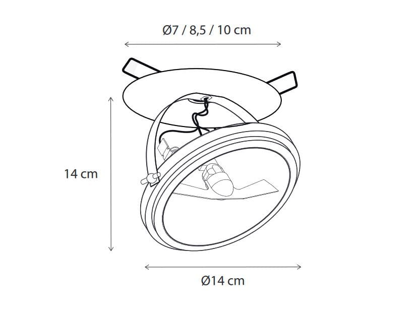 Регулируемый потолочный светильник из латуни с зажимом Authentage Lighting Centonze ARCH-00134669 - Вид №2