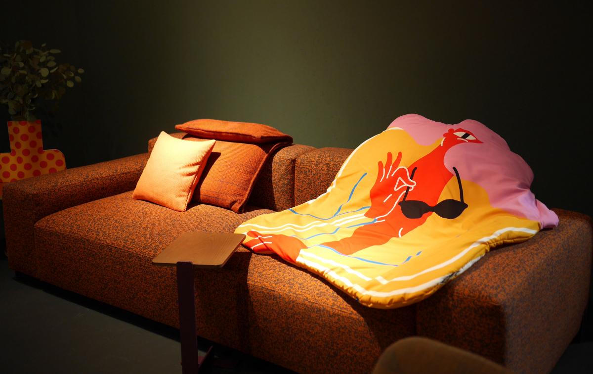 072091 Подушка диванная BORN FREE 119*116 SANCAL  - Вид №2