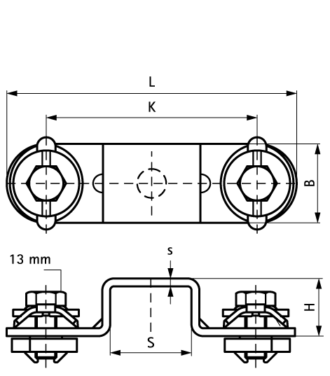 6584152 BIS RapidRail® Седельные соединители для создания конструкций из профиля RapidRail walraven  - Вид №1