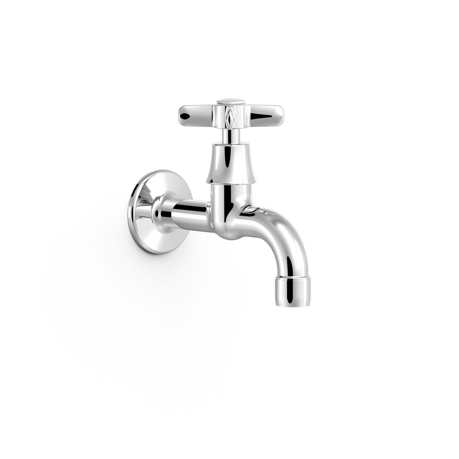 Скрытый кран TRES CLASIC с 1 выпуском воды для офиса или подсобного помещения-24252001 TRES 