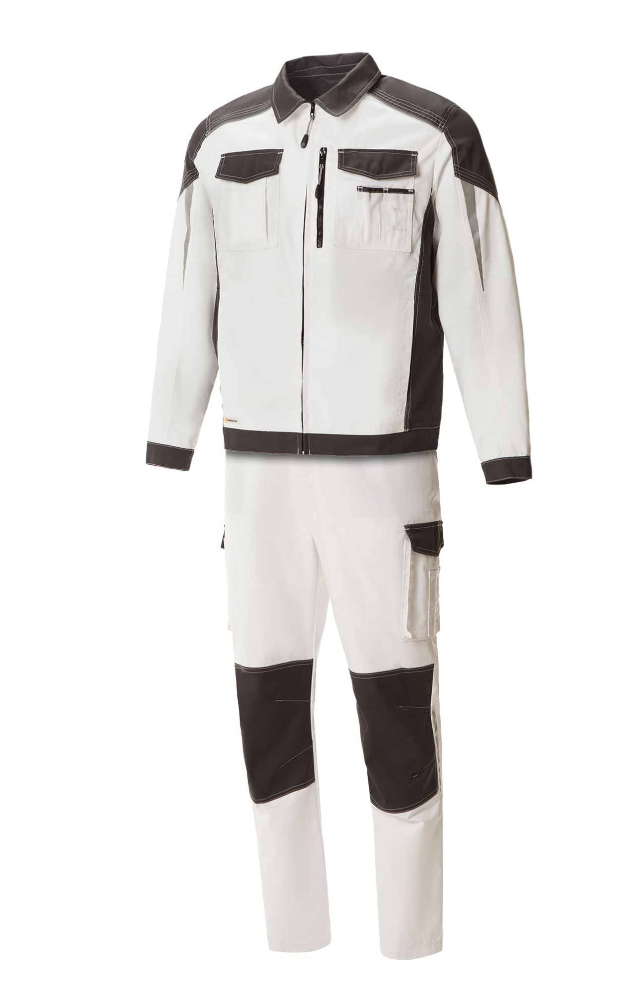 4974825 Костюм  NEW белый графит STATUS  Летняя спецодежда  размер 48-50/170-176 