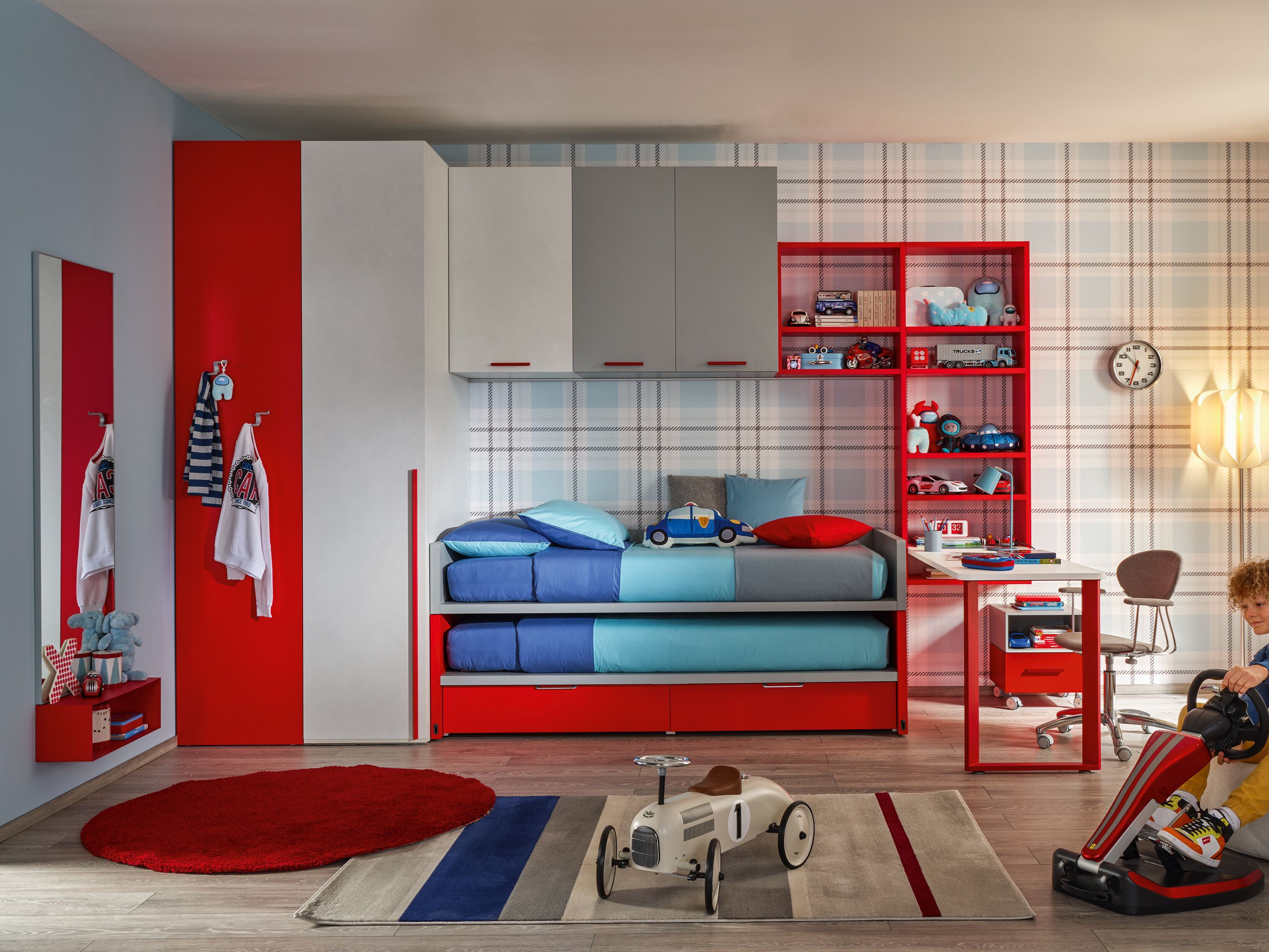 Спальня на палубе с гардеробной Moretti Compact KC419 ARCH-00025151