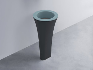 AMLA45-PL+AMPILT-CM+AMCOLT-BA Раковина Amedeo Tondo отдельностоящая cielo Enjoy + Amedeo