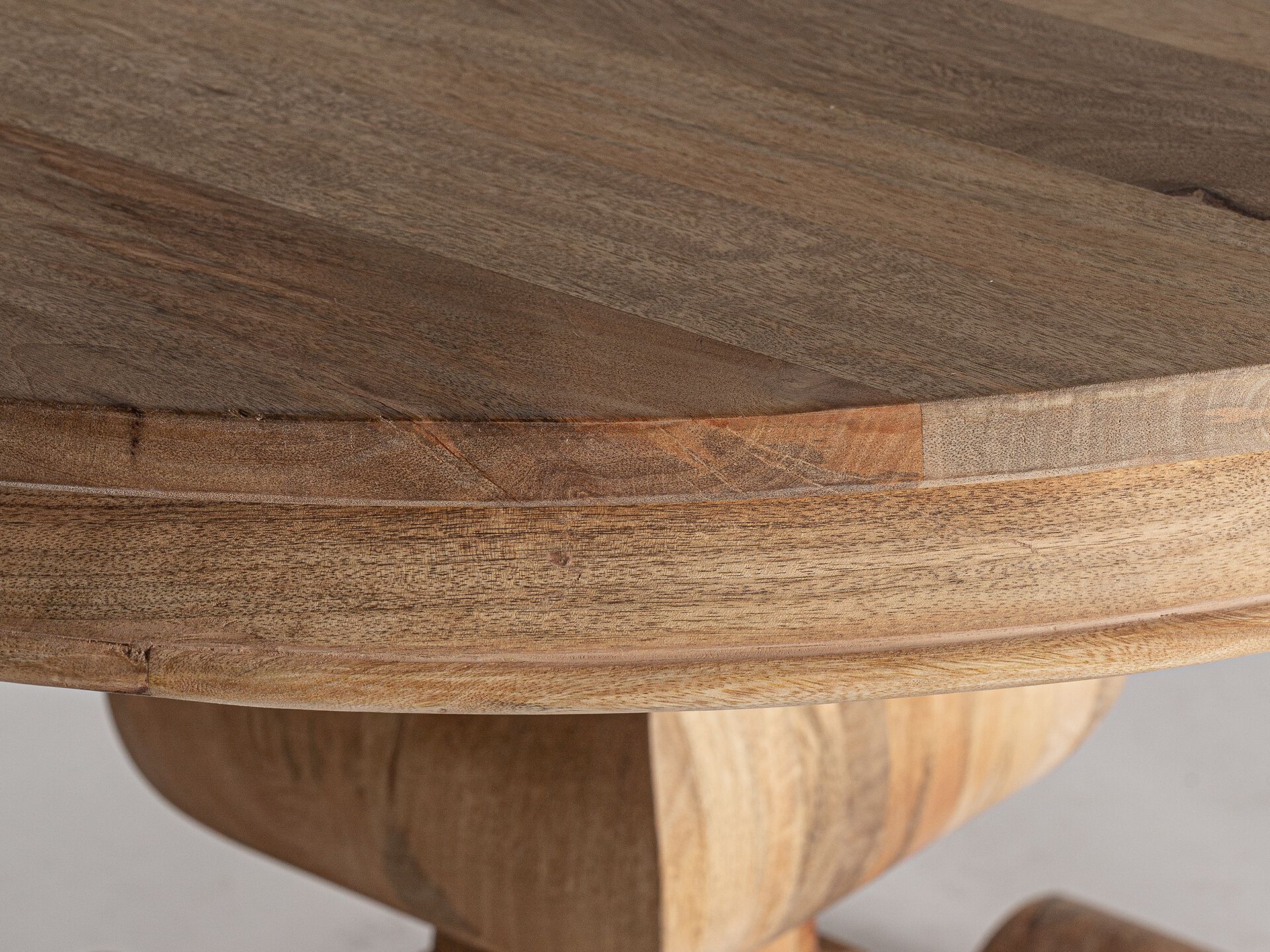 Круглый обеденный стол из манго Vical Home KEHRIG ARCH-00152803 - Вид №4