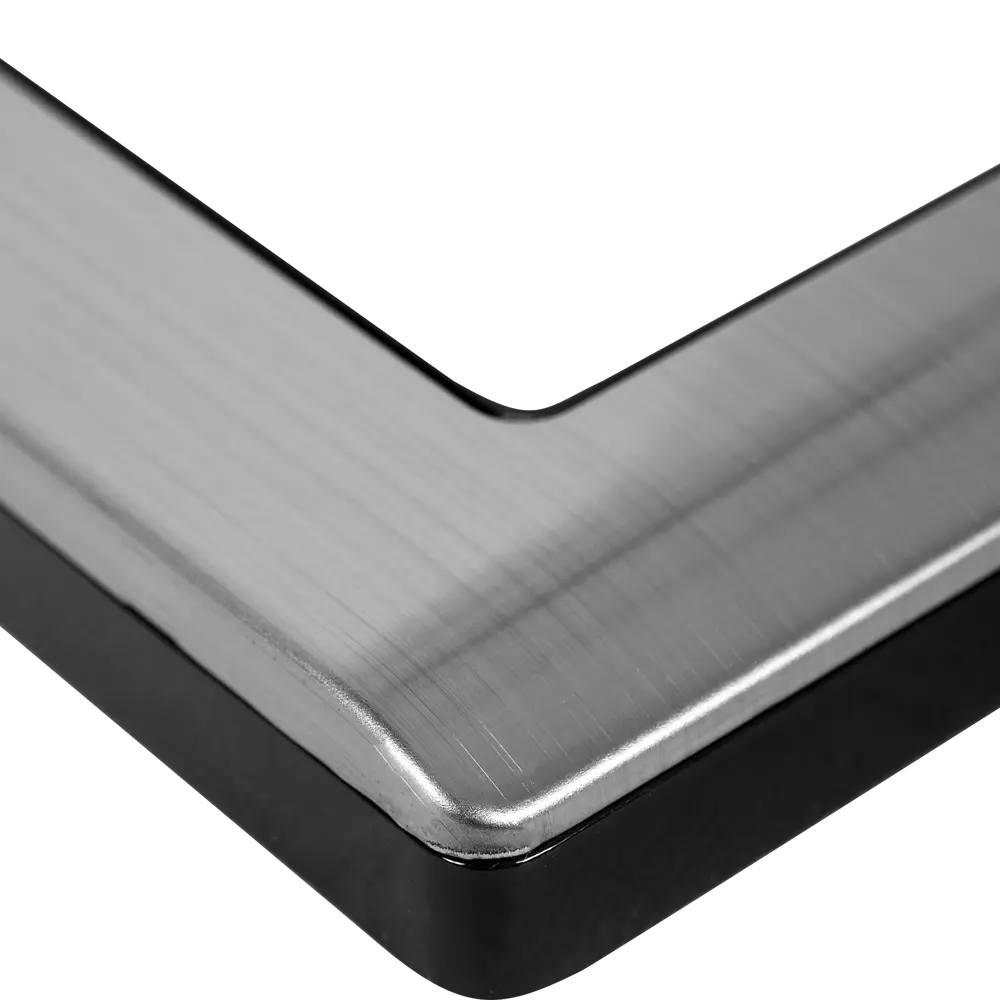 Рамка для розеток и выключателей Werkel Metallic 1 пост металл цвет глянцевый никель STLM-2177581 - Вид №2