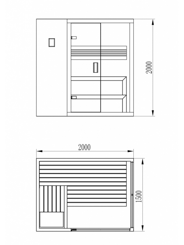 SN-98100S Финская сауна Orans Santreyd  - Вид №9
