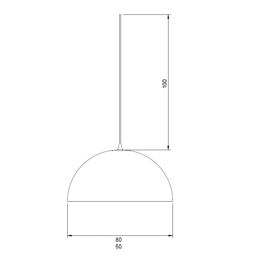 Металлическая светодиодная наружная потолочная лампа ZAVA ARCH-00033027 - Вид №2