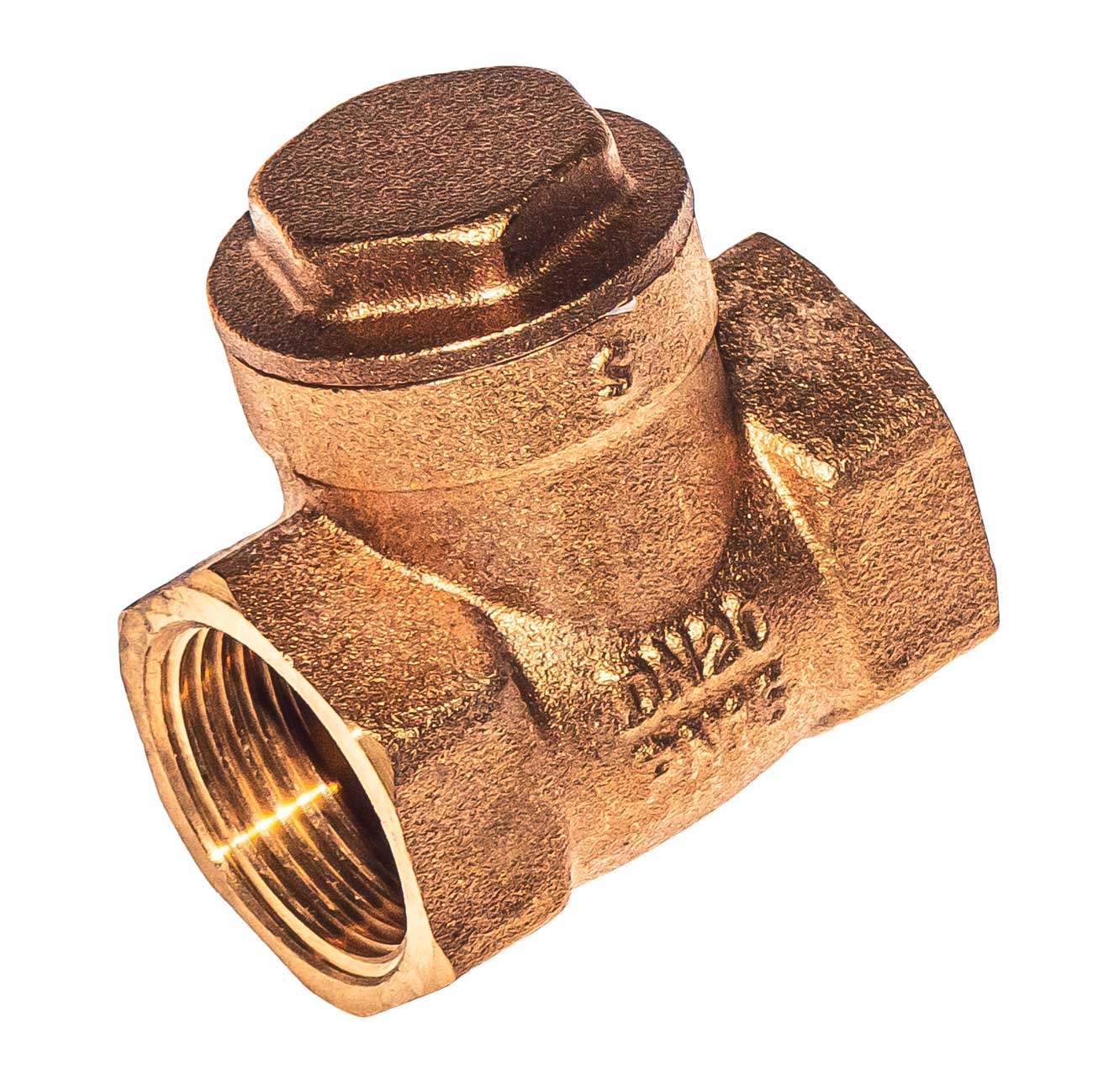 26001 Горизонтальный обратный клапан в/в 1/2, латунь LAB.Space  - Вид №1