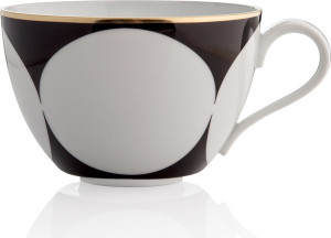 10564700 Sieger by Furstenberg Чашка для капучино закругл. Sieger by Furstenberg "Мой фарфор! Золотой дворец" 260мл Фарфор, Керамика