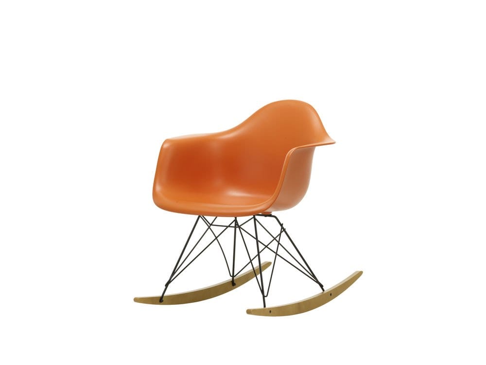 Мягкое тканевое кресло-качалка с подлокотниками VITRA Eames Plastic Chair ARCH-00023828 - Вид №196