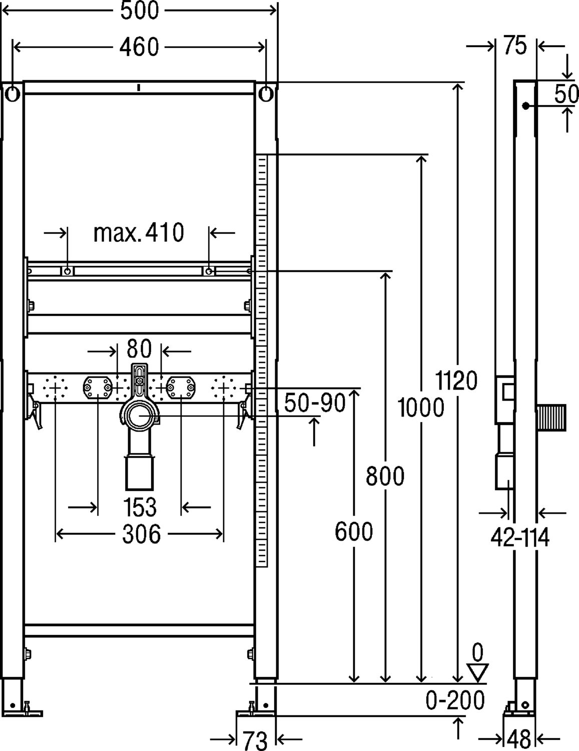 Системная техника  Prevista Dry  Элементы для умывальников VIEGA 776 183 Модель 8535 Santreyd  - Вид №2