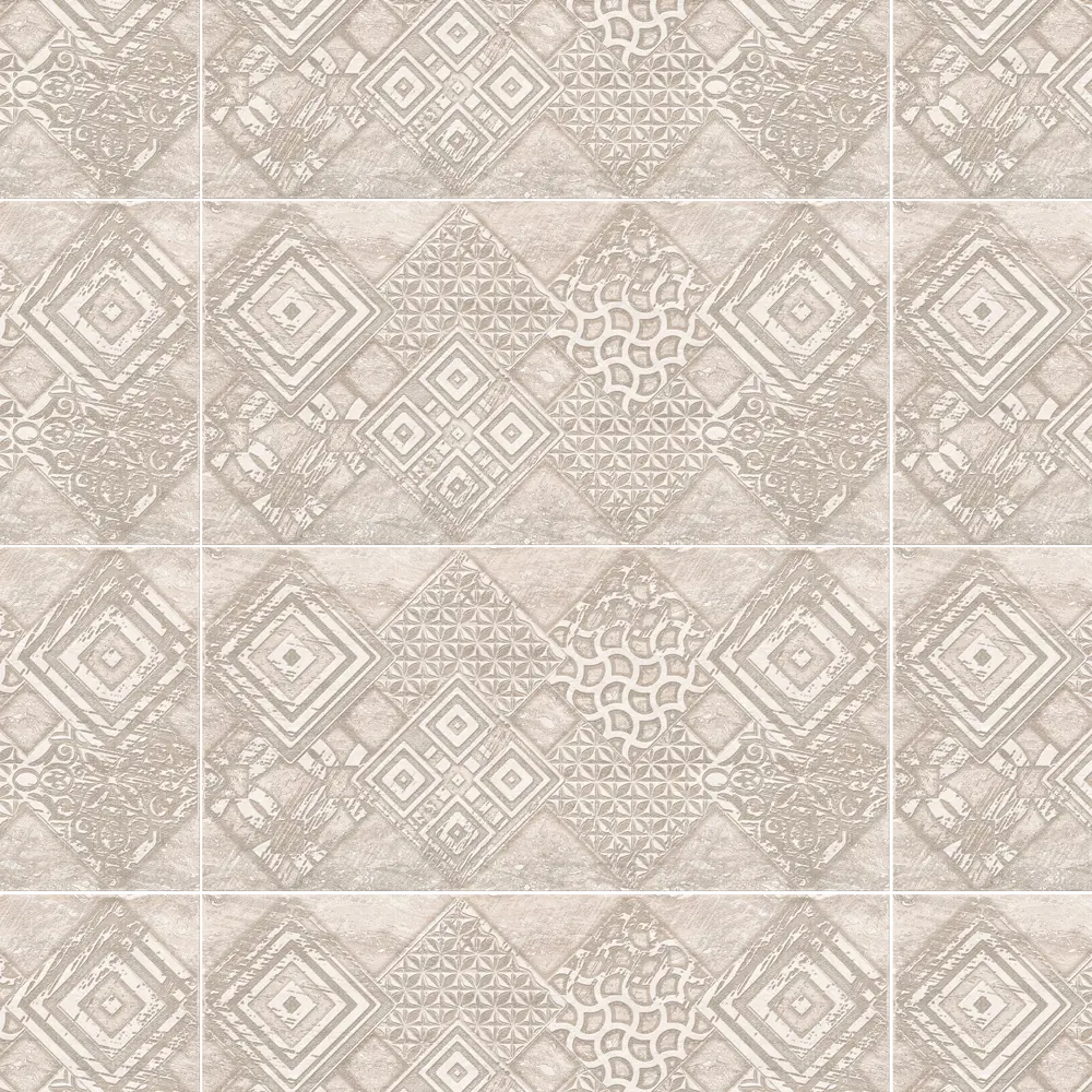 Декор настенный Azori Ascoli Grey Geometria 31.5x63 см матовый камень цвет серый 82604078 STLM-2105848 - Вид №3