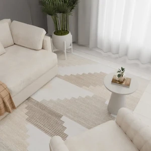 89374983 Ковер Leo 160x230 см вискоза 927088/6464 цвет бежевый STLM-1519798