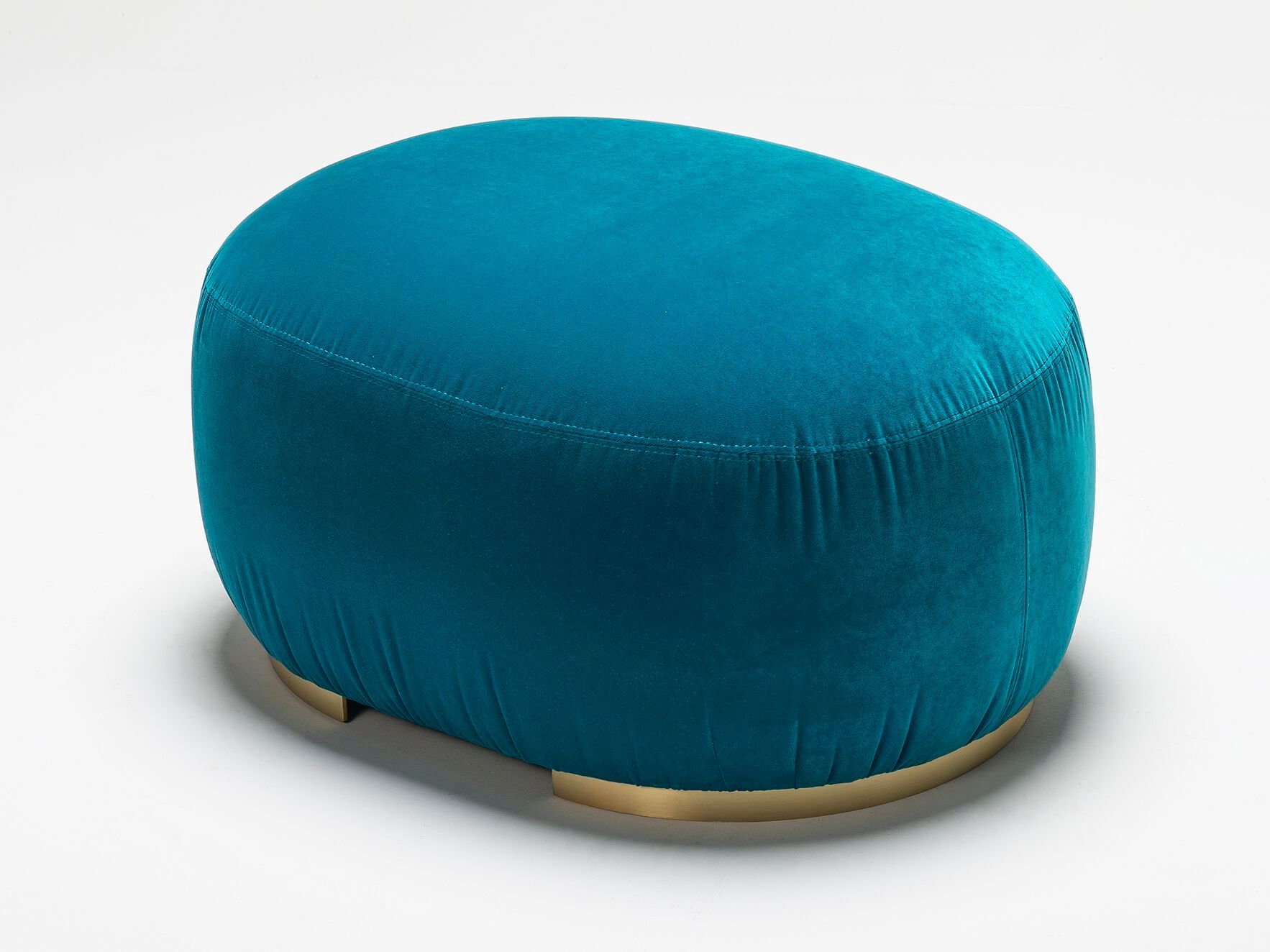 Овальный бархатный пуф Papell Design Arvil ARCH-00148588 - Вид №1