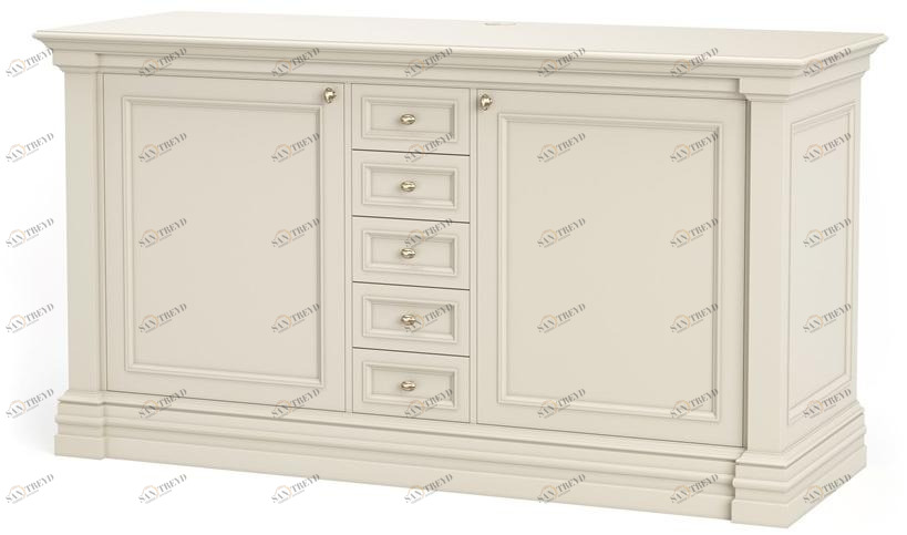 DWFI Лакированный буфет с ящиками  00002260 