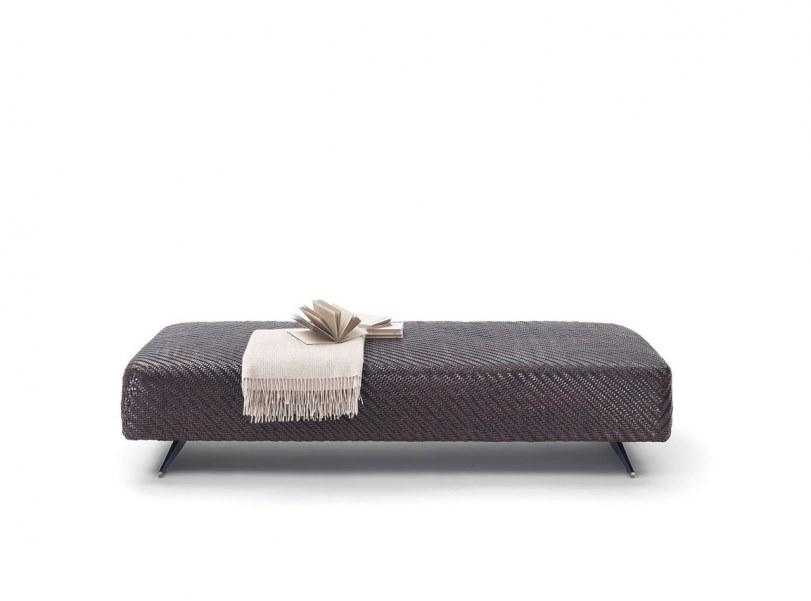 Flexform Прямоугольный пуф из кожи sun-id-1392718 - Вид №2