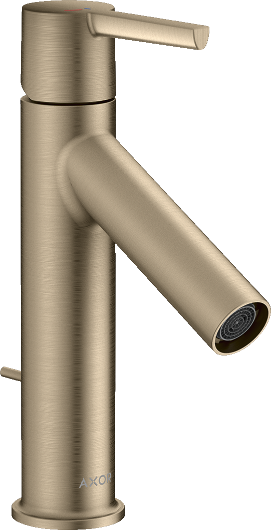 10007820 Смеситель для раковины 100, однорычажный, CoolStart, с рычажной ручкой и сливным гарнитуром AXOR STARCK