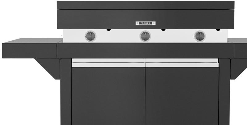 Fògher Газовый гриль с 3 горелками и тележкой для освещения sun-id-1431091 - Вид №3