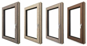 INTERNORM Italia Распашная дверь с терморазрывом из алюминия и дерева Innovazioni i-tec