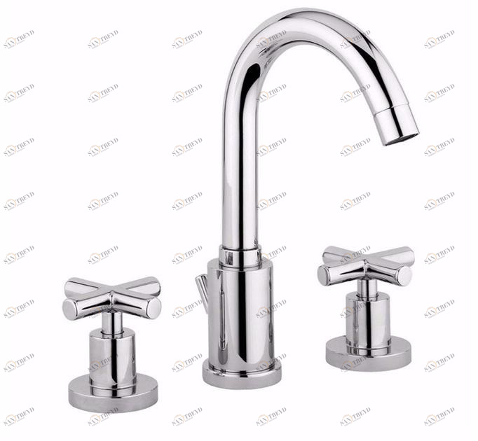 Rubinetteria Giulini Смеситель для раковины на 3 отверстия с регулируемым изливом G3 F7612a