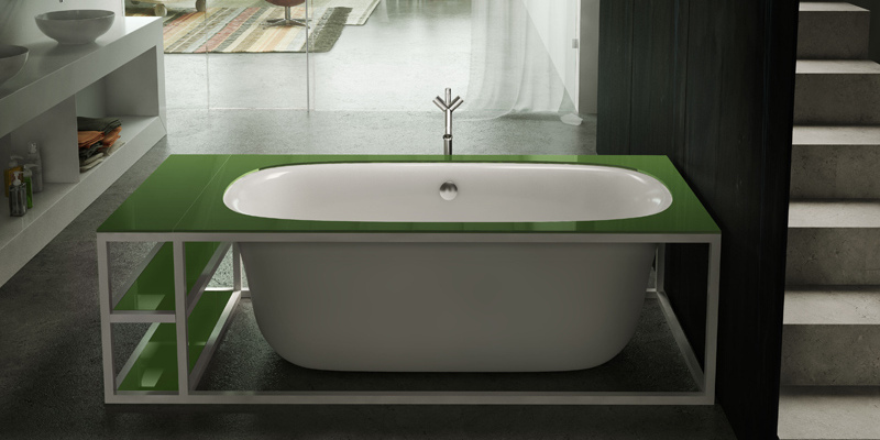 Напольная ванна Naked WhirlPool Glass1989 MFD00E - Вид №3