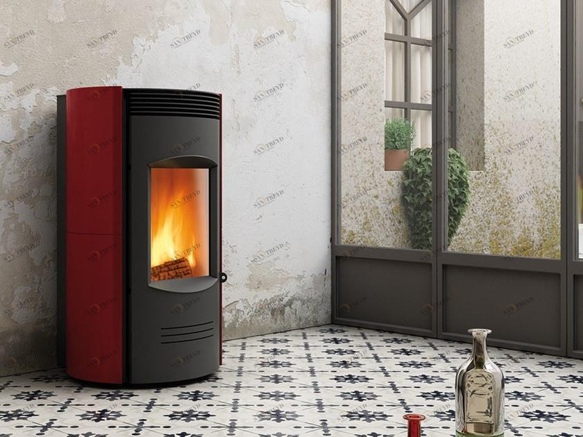 CAMINETTI MONTEGRAPPA Настенная печь на дровах из майолики sun-id-1457610