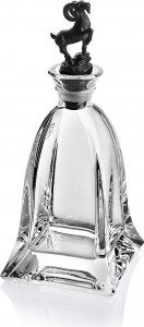 10565860 Cristal de Paris Графин Cristal de Paris для виски "Горный козел" 1л (черный) Хрусталь