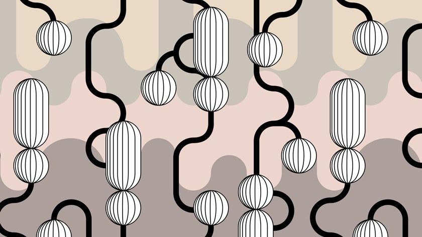 Baboon Моющиеся обои с огнестойкими мотивами Pattern sun-id-1374470 - Вид №3