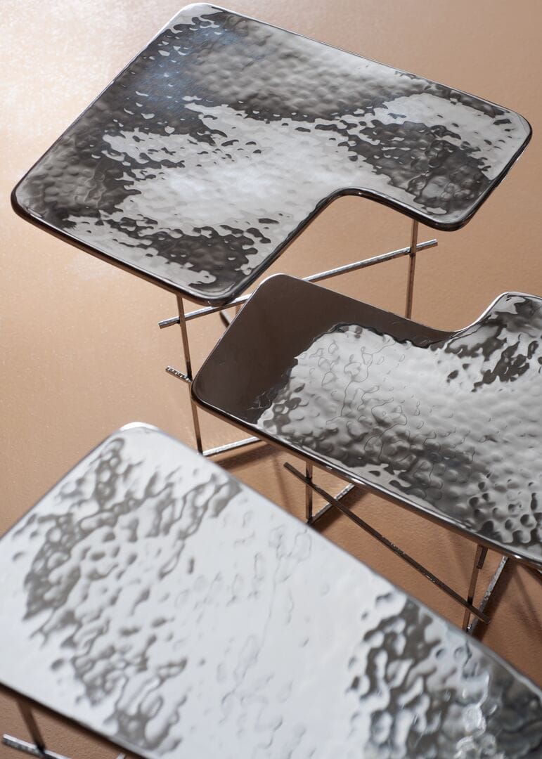 Журнальный столик из нержавеющей стали Baxter COPENAGHEN ARCH-00000051 - Вид №2