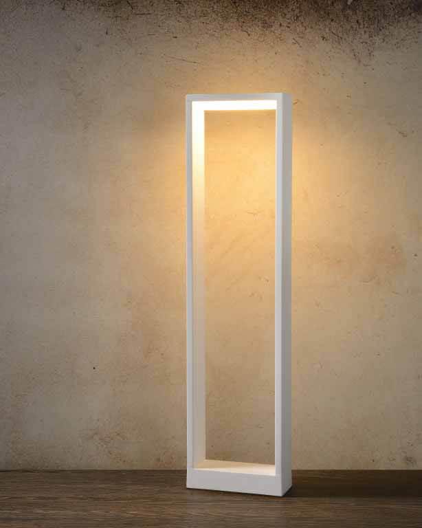 Уличный светильник светодиодный ландшафтный белый Goa White 28857/60/31 LUCIDE GOA WHITE 00-3896924 Белый  - Вид №1