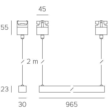 Подвесной источник для освещения на алюминиевых кабелях Letroh LEVEL ARCH-00010415 - Вид №1