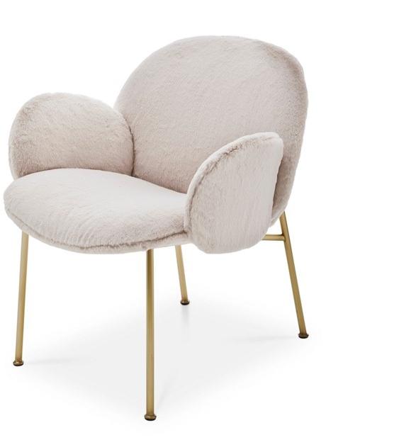 Saba Italia Кресло со съемным чехлом из ткани с подлокотниками Ola sun-id-1428376 - Вид №1